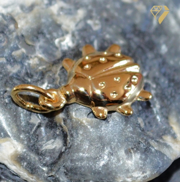 Anhänger Marienkäfer 14Kt 585 GOLD
