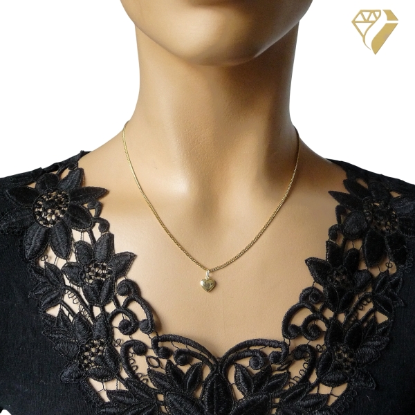 Anhänger Herz 8,4mm 14Kt 585 GOLD