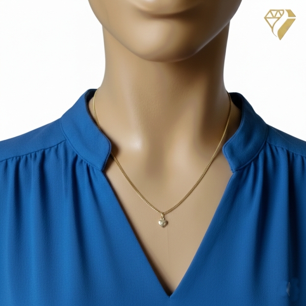 Anhänger Herz 7mm 14Kt 585 GOLD