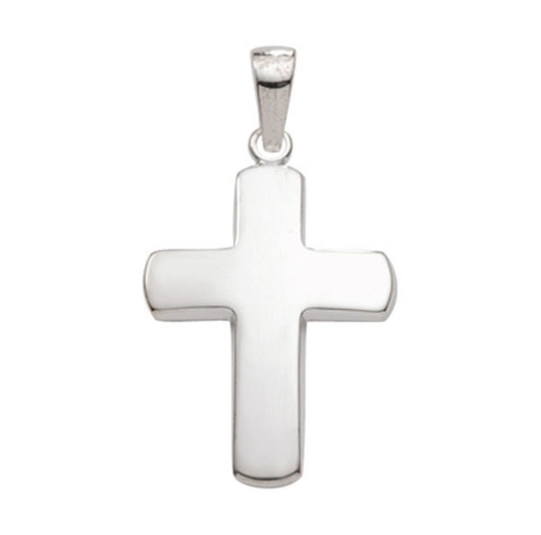Anhänger Kreuz 14,2x18,6mm poliert Silber 925