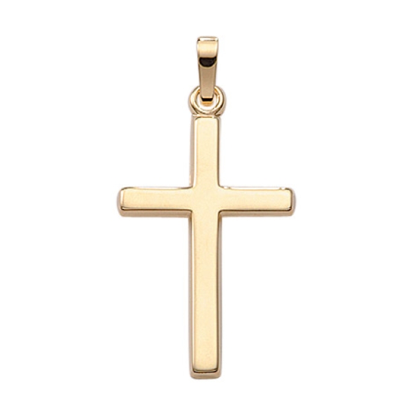 Anhänger Kreuz 15x22mm 8Kt 333 GOLD