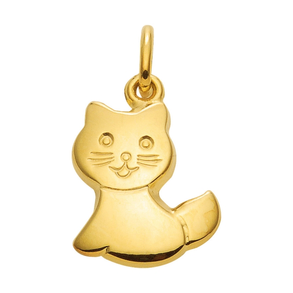 Anhänger Katze 16,9x12,4mm 8Kt 333 GOLD