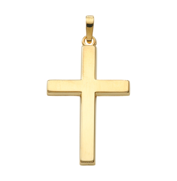 Anhänger Kreuz 18x26mm 14Kt 585 GOLD