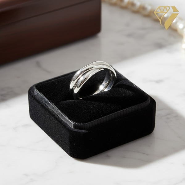 Ring 3 reihig 925 Silber Gr. 62