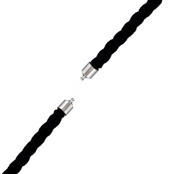 Collier Baumwollkordel Farbwahl in 2, 4 oder 6mm für Wechselschliesse