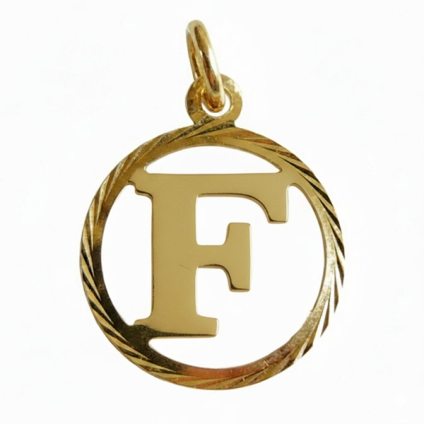 Anhänger Buchstabe F 14Kt 585 GOLD