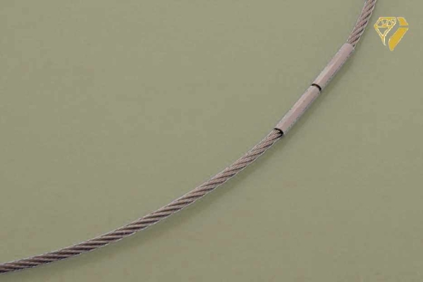 Exklusives Edelstahl Collier 1,6-3,5mm mit Bajonettverschluss