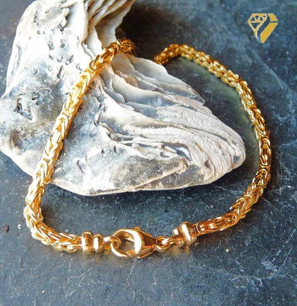 Armband Königskette 2,5mm 19cm 8Kt 333 GOLD