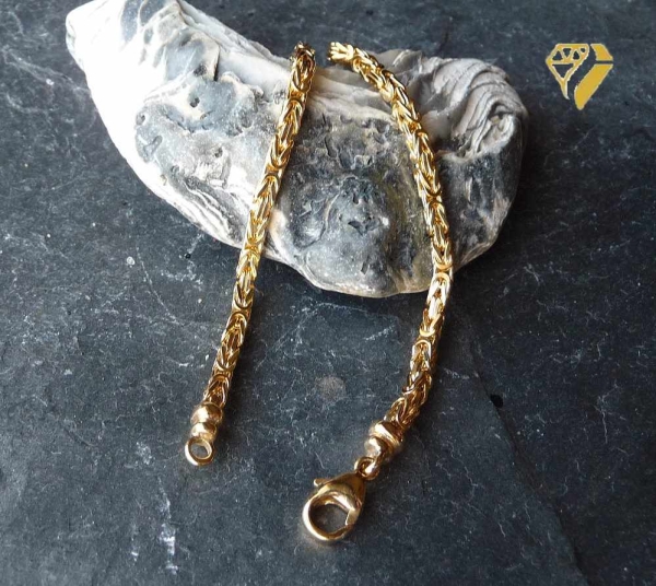 Collier Königskette 2,5mm 14Kt 585 GOLD 45cm