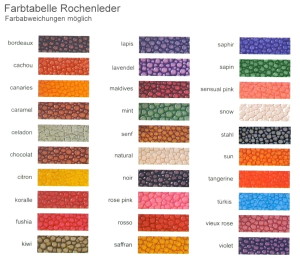 Collier aus Rochenleder 8mm für Wechselschliesse