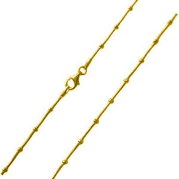 Collier Schlange mit Kugeln 2,5mm Silber 925 70cm