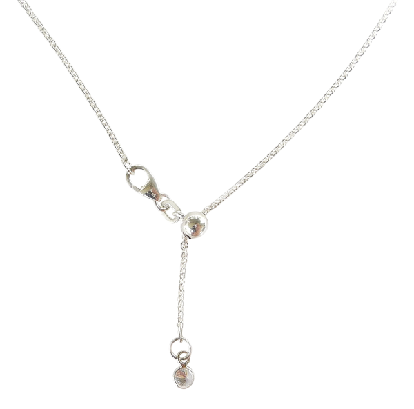 Collier Kette mit Zirkonia Anhänger 925 Silber vario 45cm