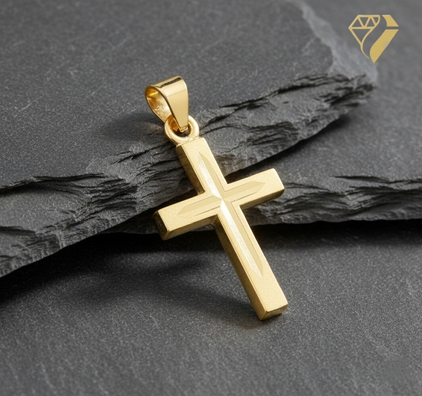 Anhänger Kreuz 11x16mm 8Kt 333 GOLD