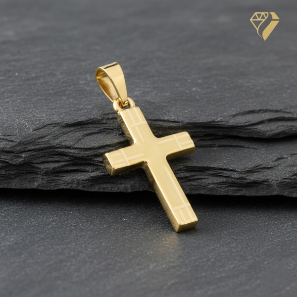 Anhänger Kreuz 12x17mm 14Kt 585 GOLD