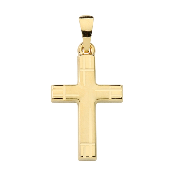 Anhänger Kreuz 12x17mm 14Kt 585 GOLD