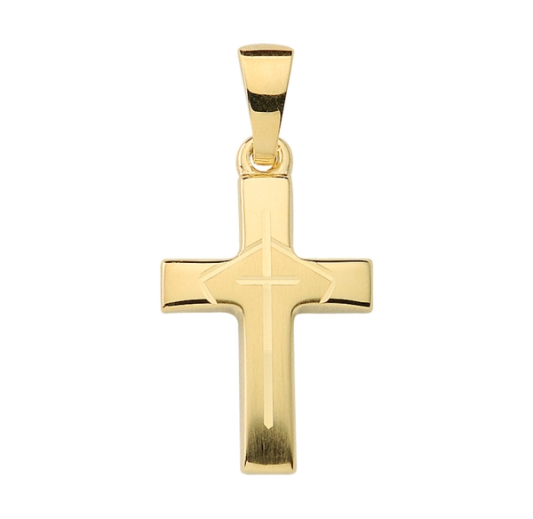 Anhänger Kreuz 11x16mm 8Kt 333 GOLD