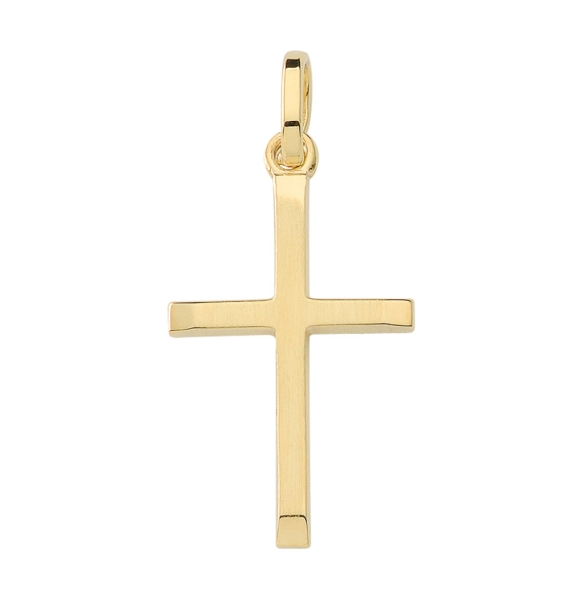 Anhänger Kreuz 13x20mm 14Kt 585 GOLD