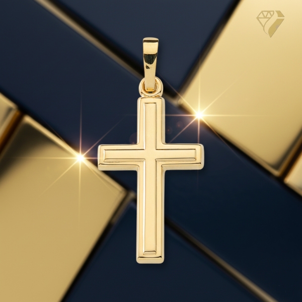 Anhänger Kreuz 13x20mm 8Kt 333 GOLD