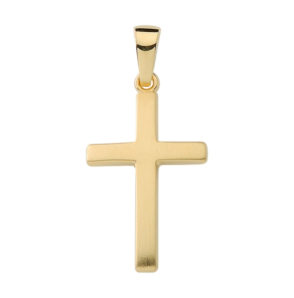 Anhänger Kreuz 12x18mm 14Kt 585 GOLD