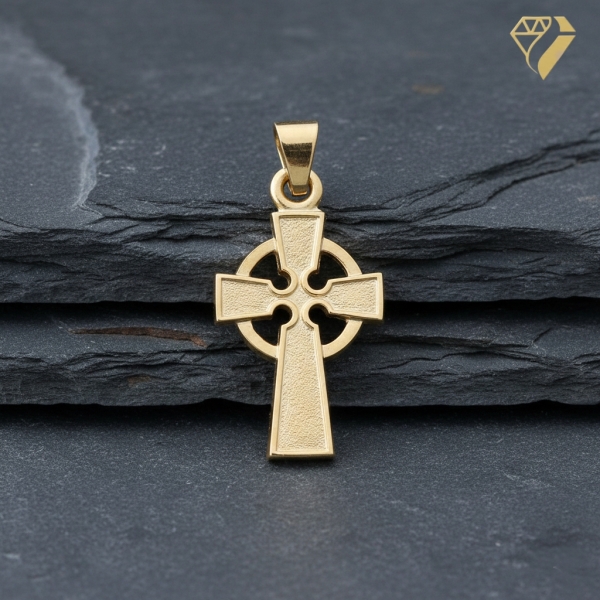 Anhänger Kreuz 11x16mm 14Kt 585 GOLD