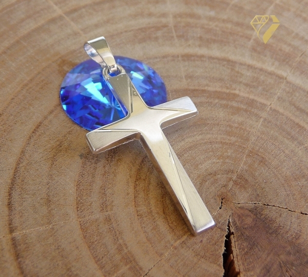 Anhänger Kreuzanhänger Weissgold