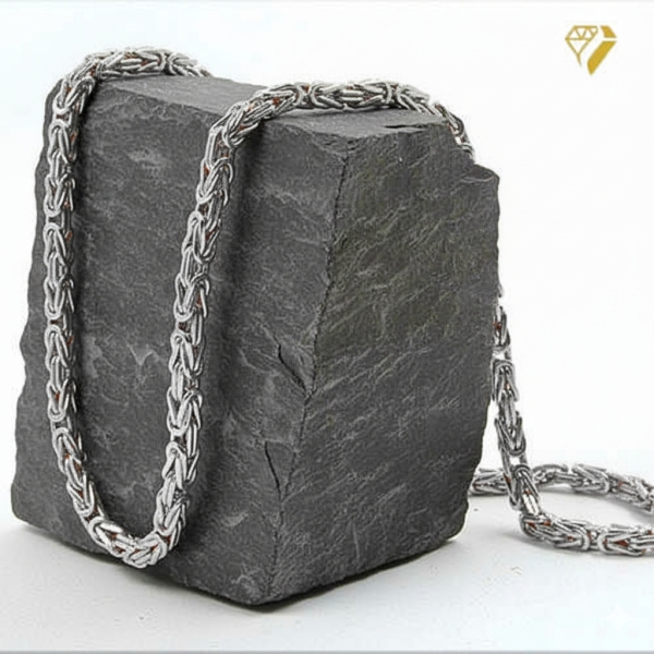 Kette Collier 4mm Königskette Silber 925 60cm