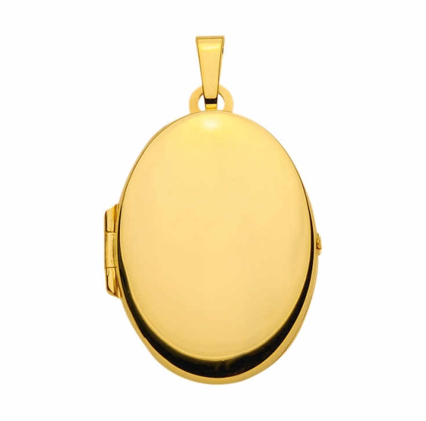 Medaillon oval 21x28mm 14Kt GOLD
