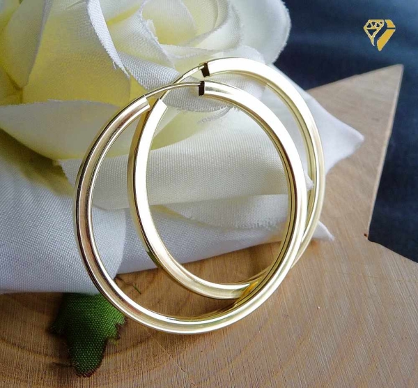 Creole Ø38mm 8Kt 333 GOLD