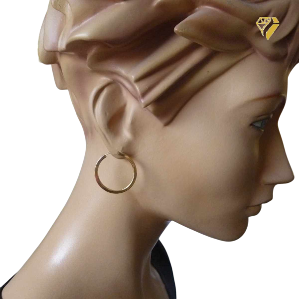Creole Ø30mm 8Kt 333 GOLD