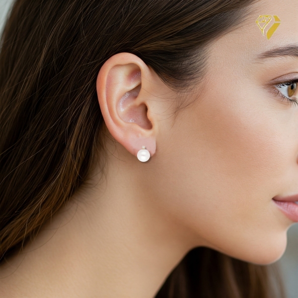 Ohrringe mit Diamant