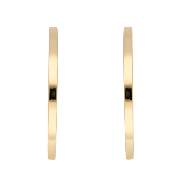 Creole Klappscharnier eckig Ø26,5mm 14Kt 585 GOLD