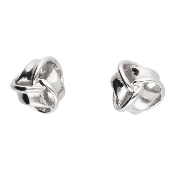 Ohrstecker Knoten Silber