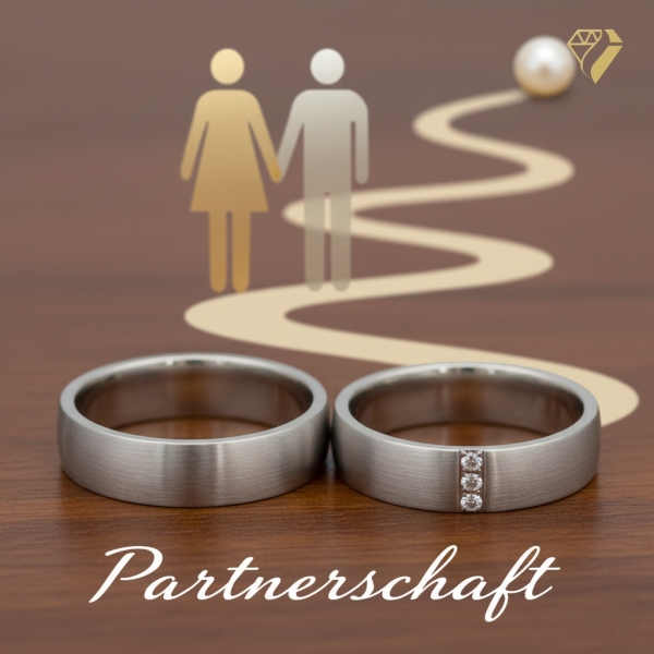 Partnerringe Freundschaftsringe Trauringe aus 925 Silber matt