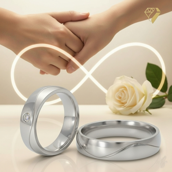 Partnerringe Freundschaftsringe Trauringe poliert/matt aus 925 Silber