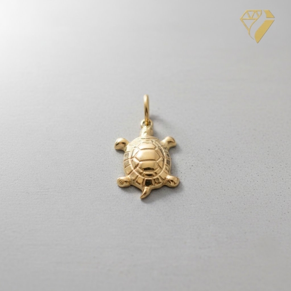 Anhänger Schildkröte Gold