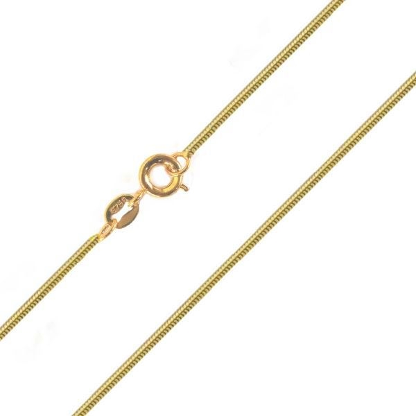 Collier Schlange 0,9mm 8Kt 333 GOLD 45cm