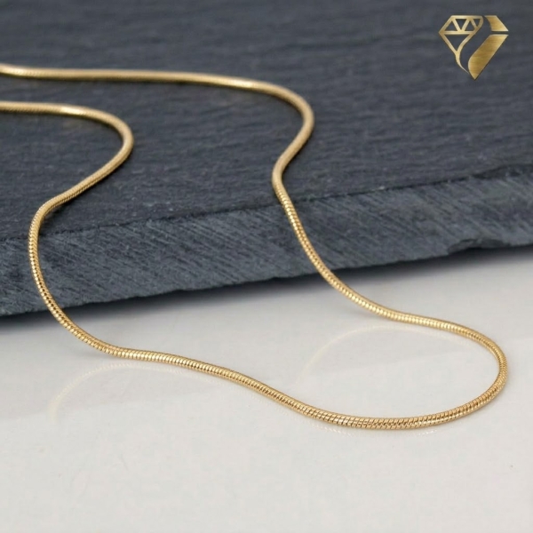 Collier Schlange 0,9mm 14Kt 585 GOLD 42cm
