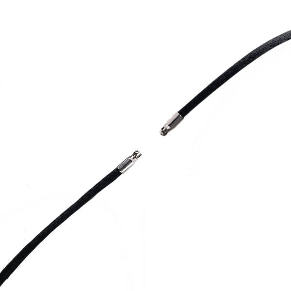Collier Stoffband 2,8mm Farbwahl für Wechselschliesse