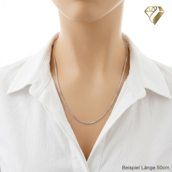 Collier Kette 2mm Venezianer Silber 925 50cm