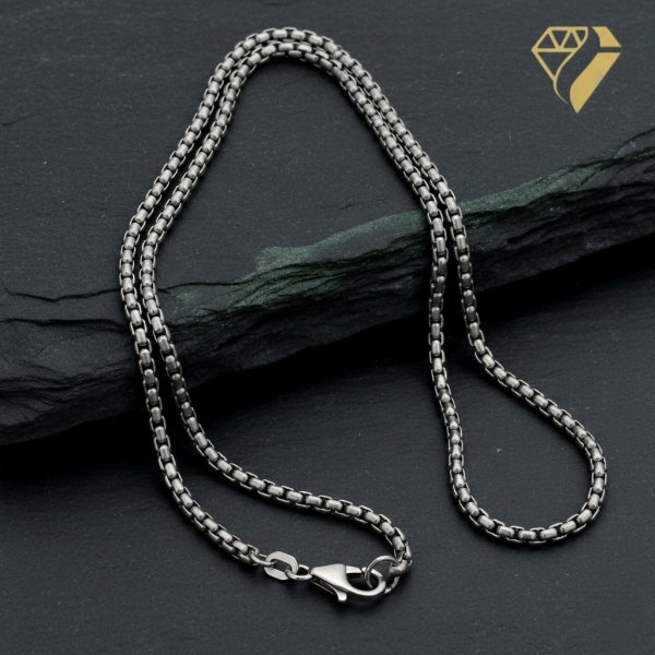 Kette Venezianer rund Edelstahl