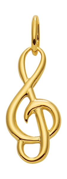 Anhänger Notenschlüssel 8Kt 333 GOLD