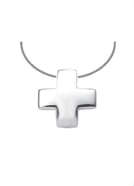 Anhänger Kreuz 11x12mm Silber 925