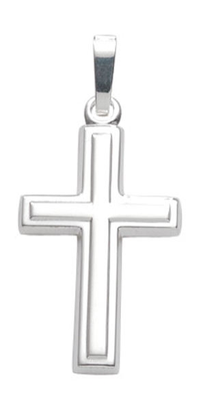 Anhänger Kreuz 13x20mm Silber 925