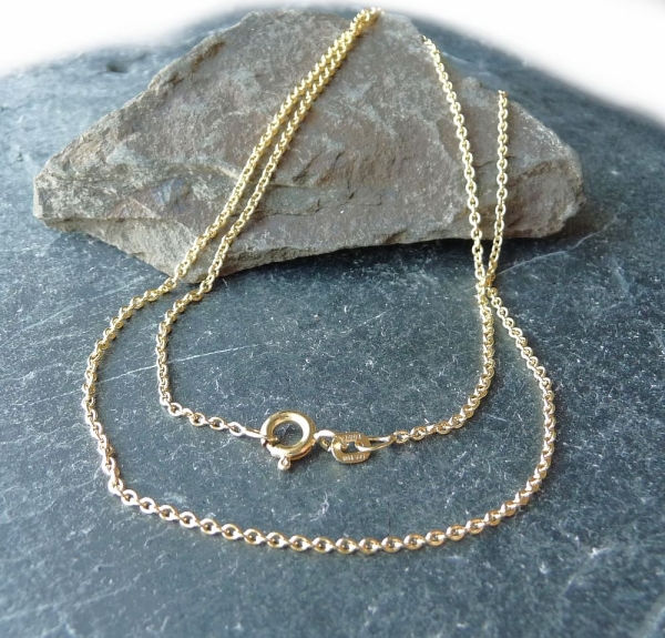 Collier Anker rund 45cm 1,6mm 14Kt 585 GOLD