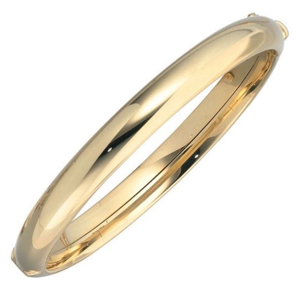 Armreif gewölbt 8mm 8Kt 333 Gold