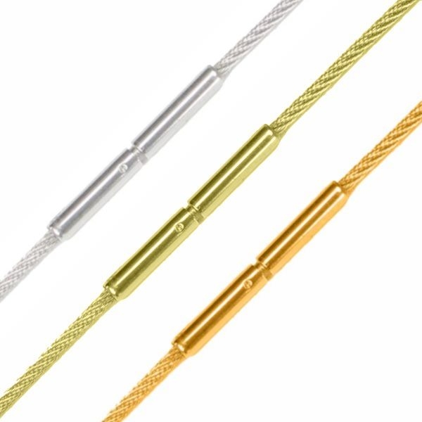 Exklusives Edelstahl Collier 1,6-3,5mm mit Bajonettverschluss