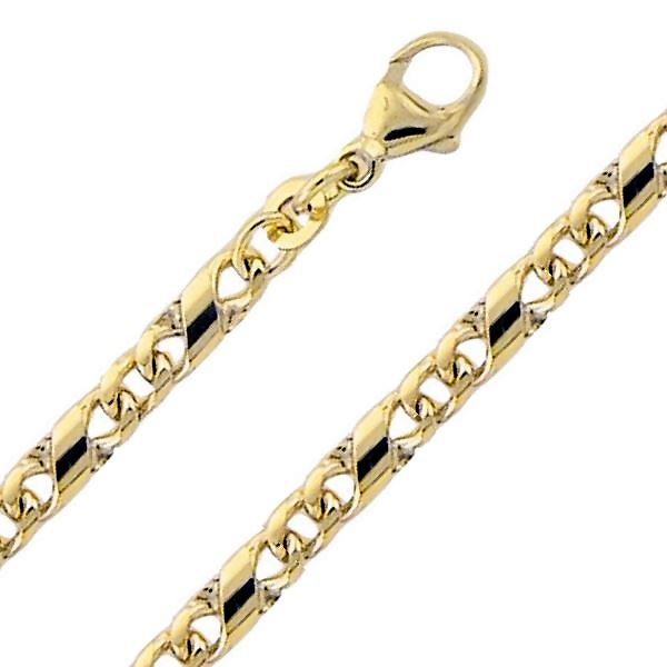 Kette Collier Fantasie 3,8mm 50cm 8Kt 333 GOLD