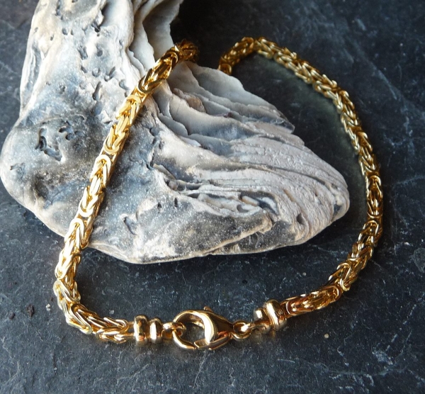 Collier Königskette 2,5mm 42cm 8Kt 333 GOLD