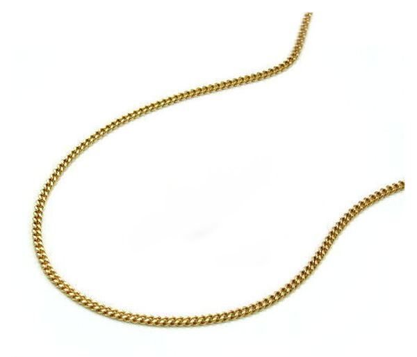 Collier Panzer flach Kette 40cm 1,4mm 8Kt 333 GOLD