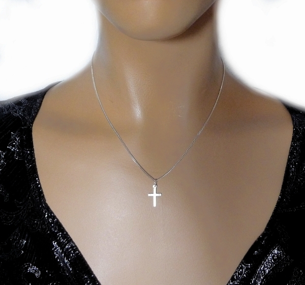 Anhänger Kreuz 10x15mm Silber 925
